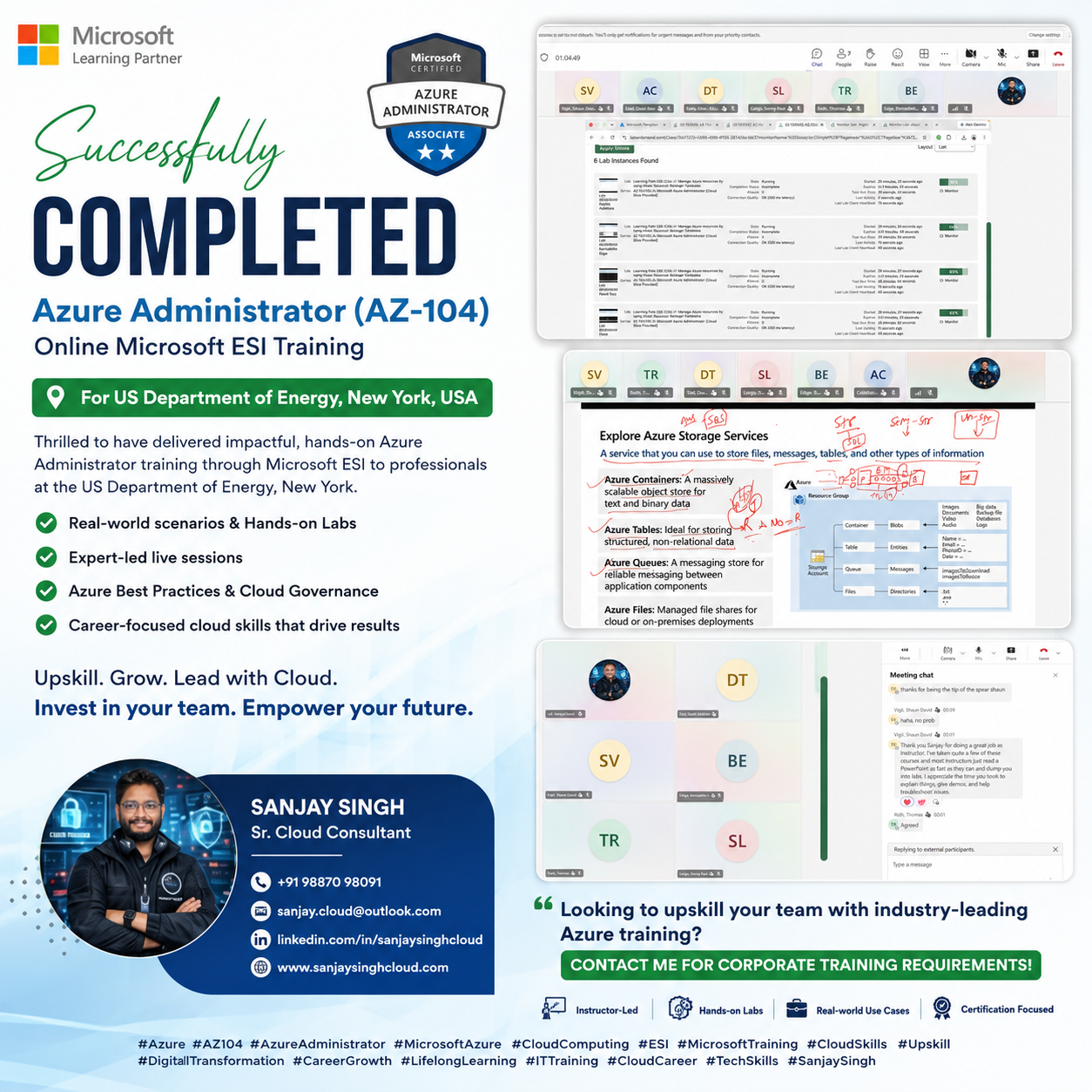 Azure Administrator AZ-104 Training